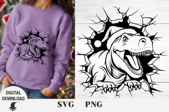 Christmas Dinosaur Svg, Funny Dinosaur Graphics and Crafts Review