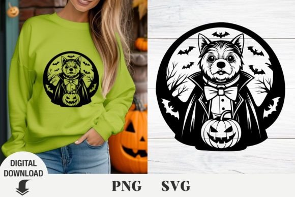 Halloween Dog Svg, Funny Halloween Svg Graphics