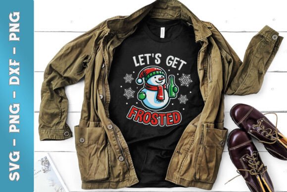 Let s Get Frosted Funny Xmas SVG Graphics