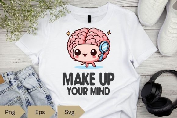 Make Up Your Mind Funny Motivationl Svg Graphics and Crafts Review