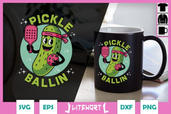 Pickle Ballin Funny Pickleball SVG Graphics and Crafts Review