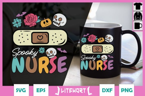 Spooky Nurse Funny Halloween SVG Graphics and Crafts Review