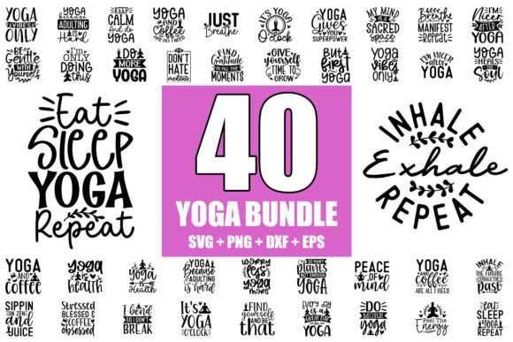 Yoga SVG Bundle, Funny Yoga SVG Graphics and Crafts
